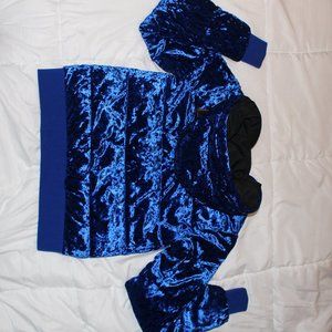 Royal Blue puffer jacket (forver 21 X pony)